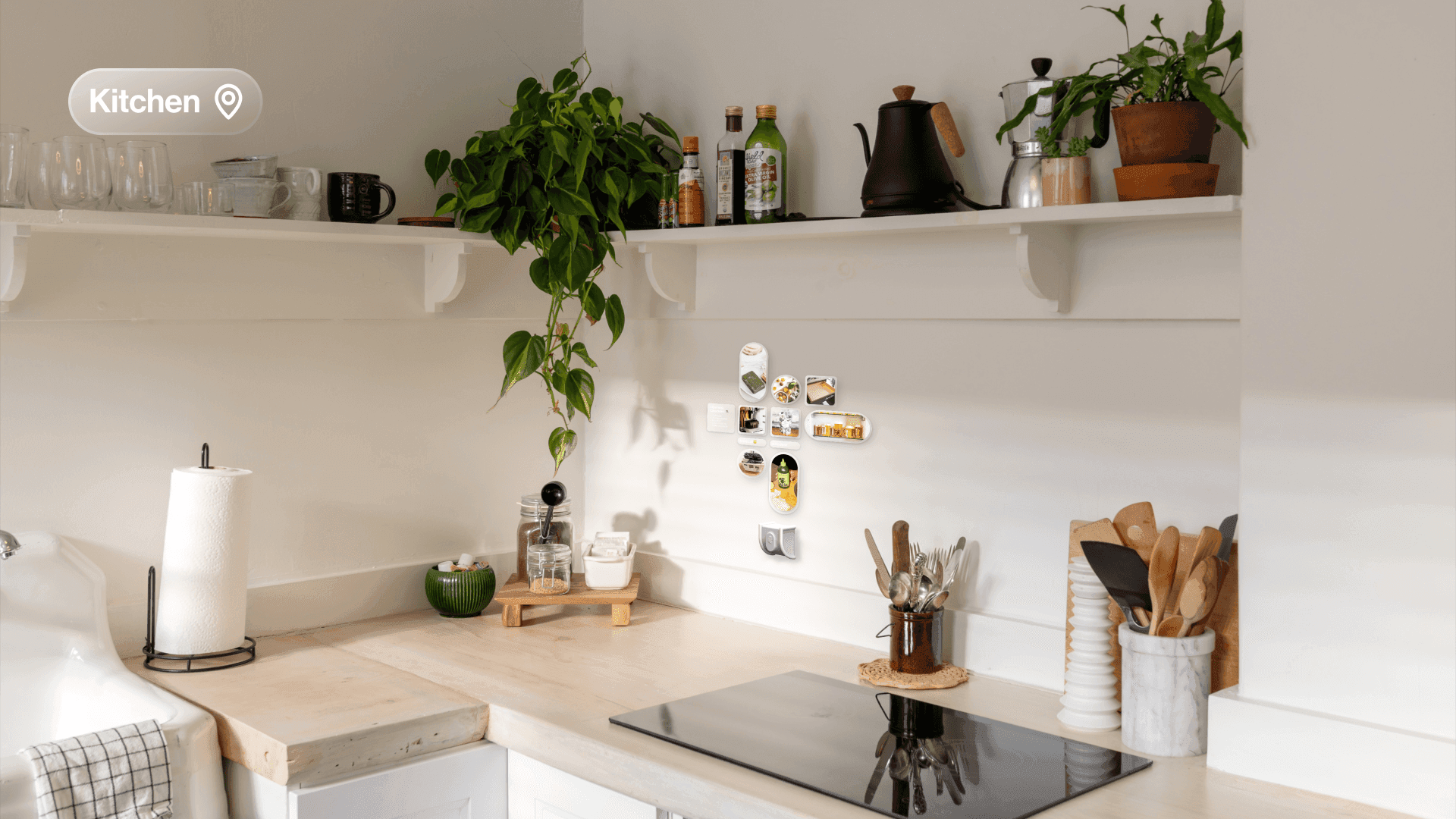 Dashlight in Kitchen — tasks projected onto the wall