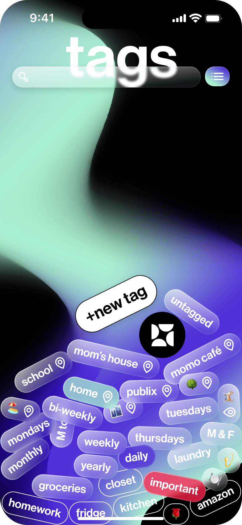 Dash specialized tags — location tag setup