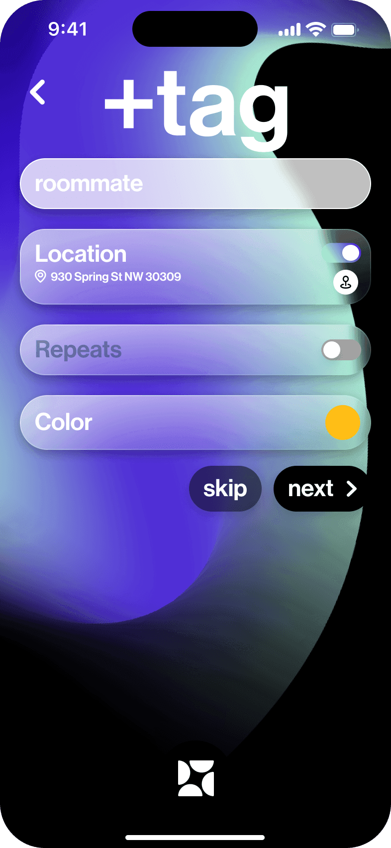 Dash specialized tags — repeating tag setup